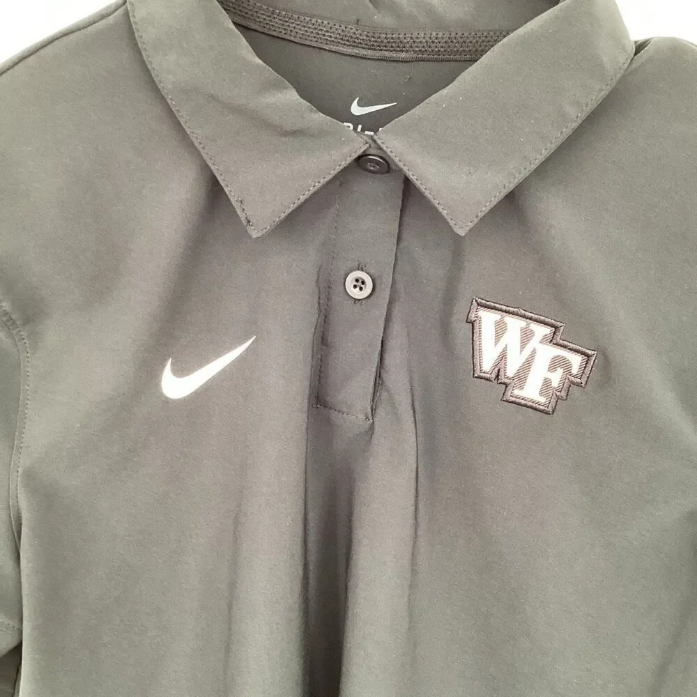 EUC Ladies Nike Wake‎ Forest Performance Golf Polo- Medium